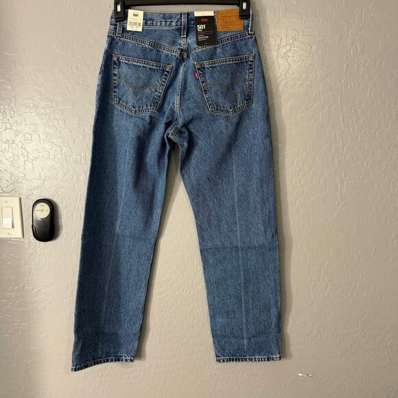 Levis Premium 501 90s Mid Rise Straight Jeans, 27x30 - Picture 2 of 8